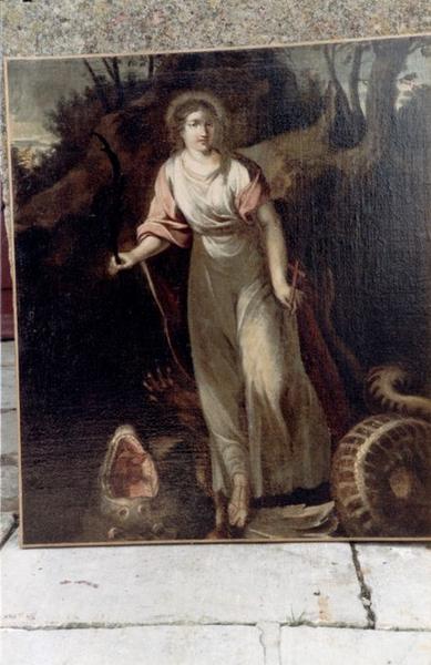 Tableau : Sainte Marguerite et le dragon