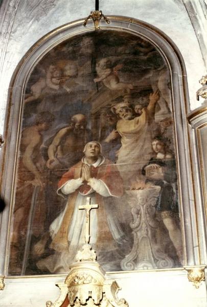 tableau : le Martyre d'un saint pape, vue générale - © Ministère de la Culture (France), Médiathèque du patrimoine et de la photographie (objets mobiliers), tous droits réservés