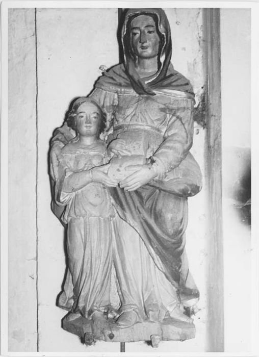 Groupe sculpté : Education de la Vierge - © Ministère de la Culture (France), Médiathèque du patrimoine et de la photographie, diffusion RMN-GP