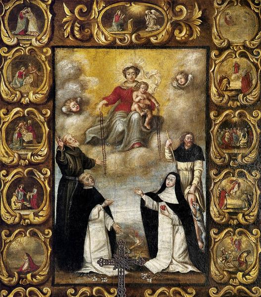 tableau : L'Institution du Rosaire - © Ministère de la Culture (France), Médiathèque du patrimoine et de la photographie (objets mobiliers), tous droits réservés