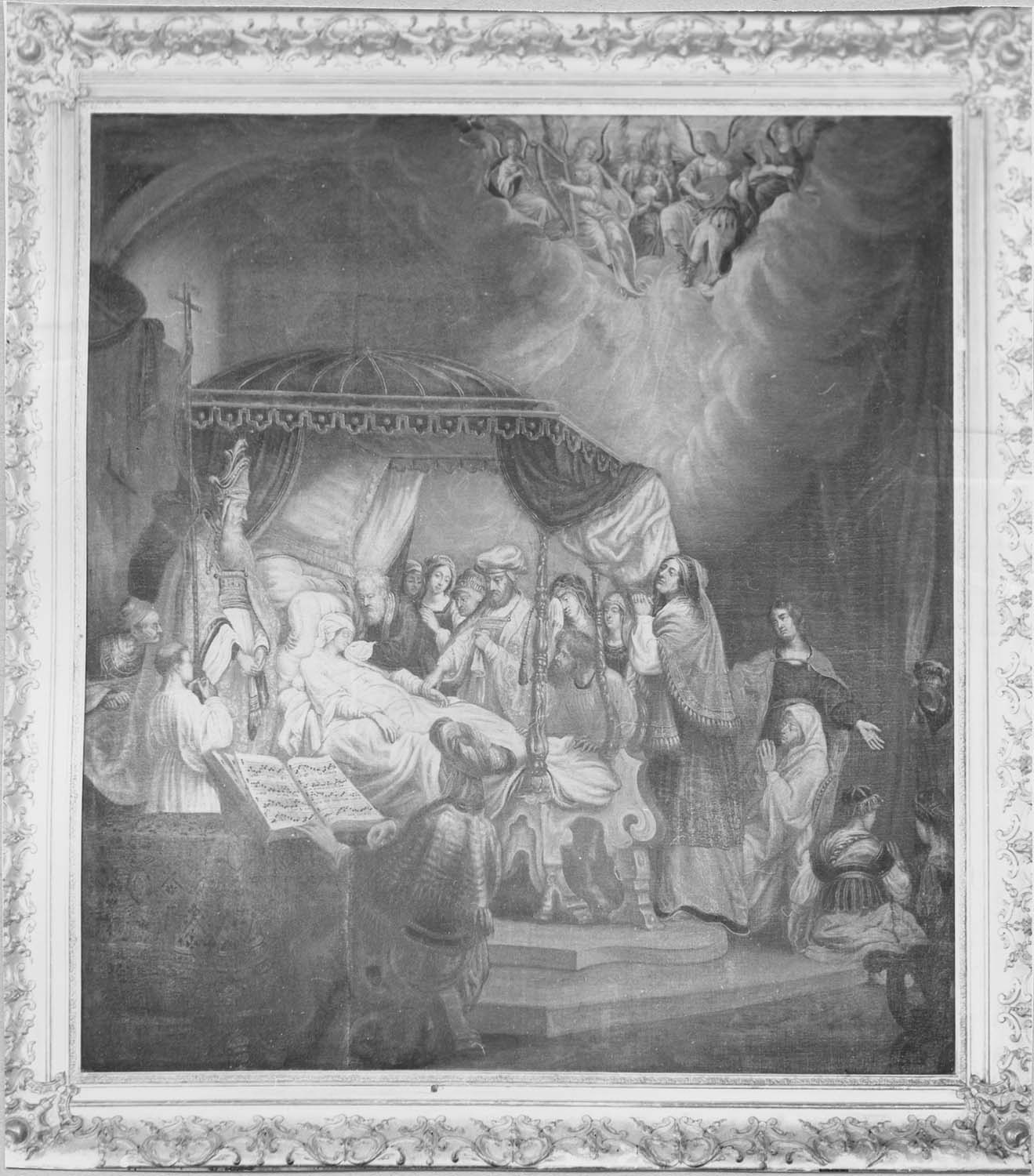 tableau : la Dormition de la Vierge