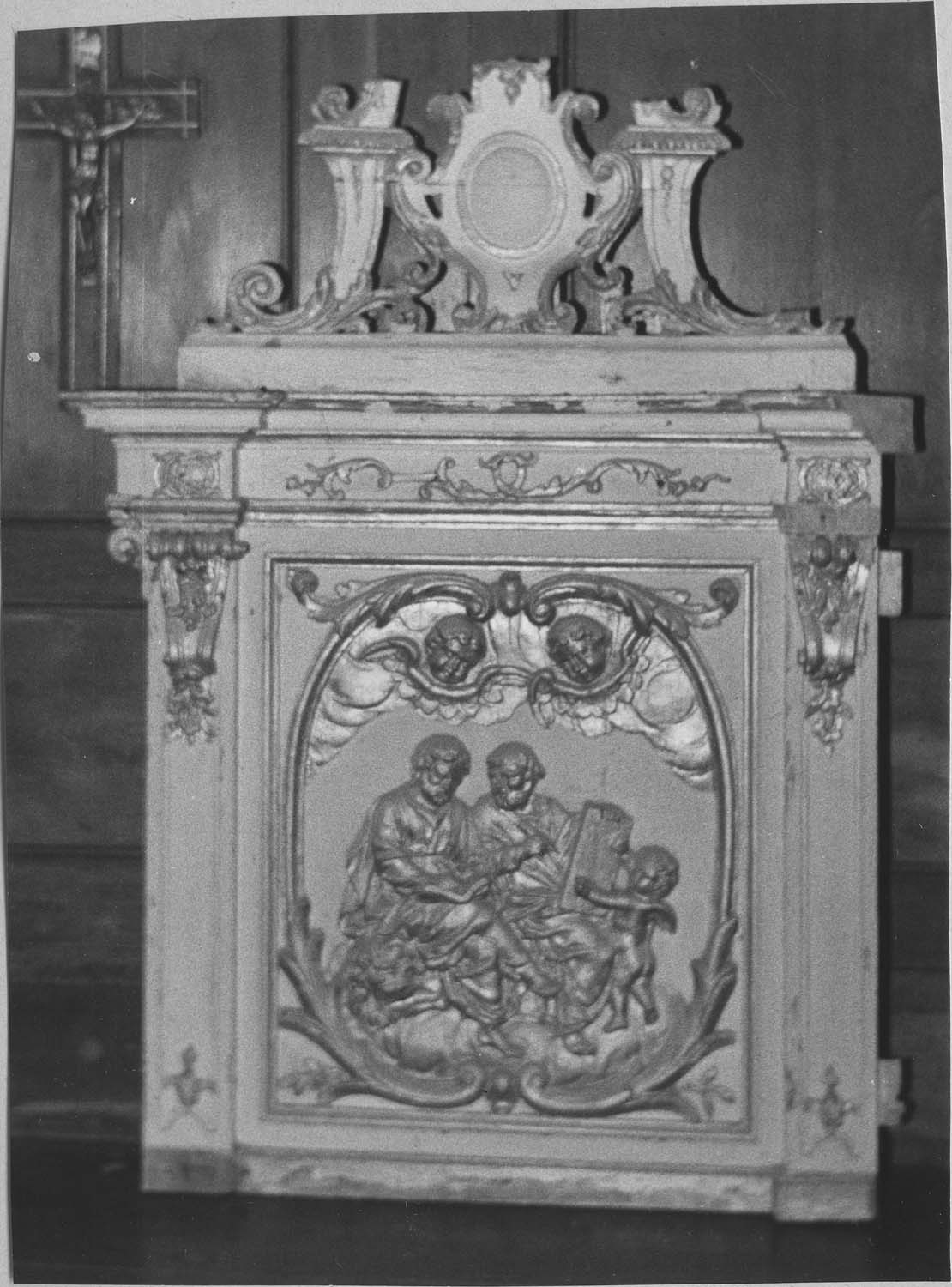 tabernacle, 2 bas-reliefs : Evangélistes (Les)