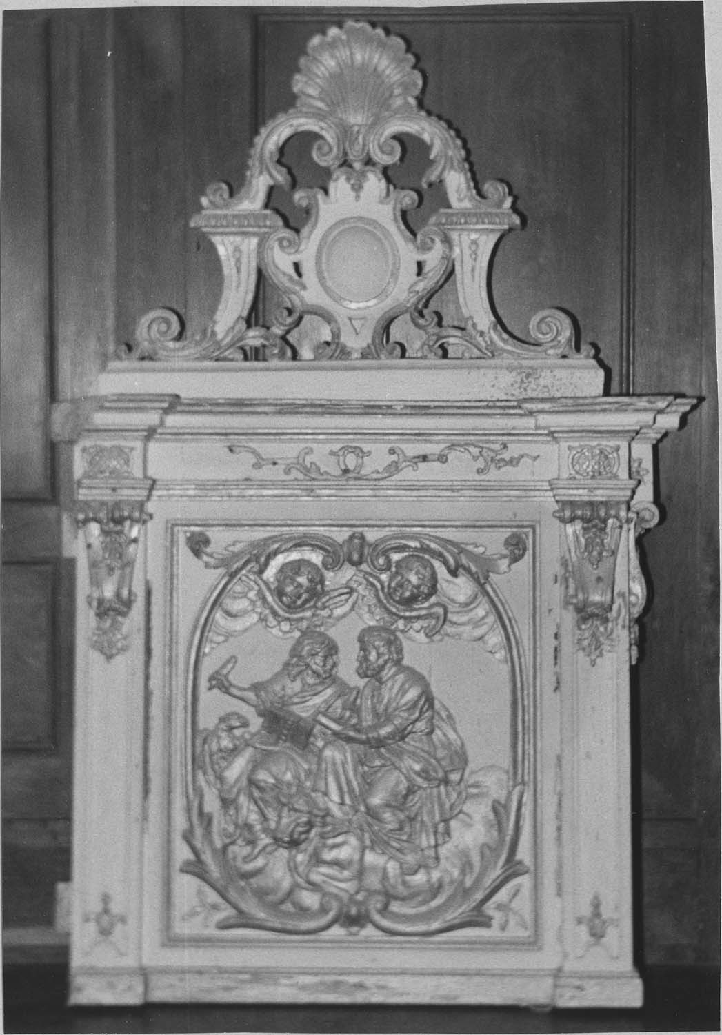 tabernacle, 2 bas-reliefs : Evangélistes (Les)