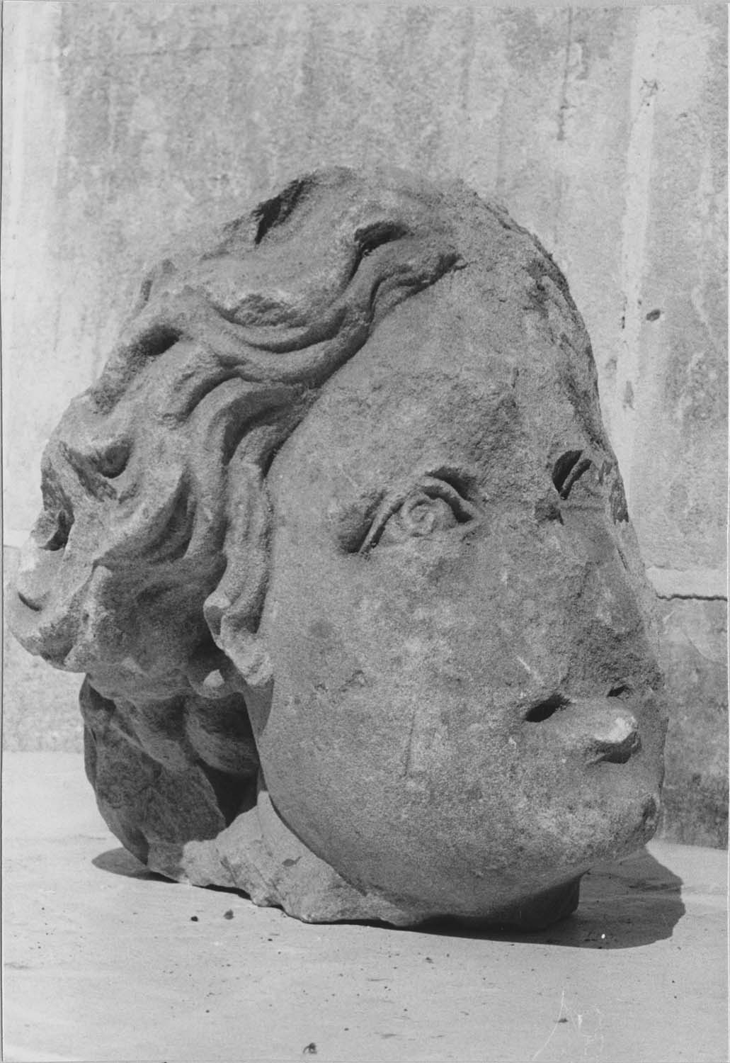 statue : Flore, détail de la tête