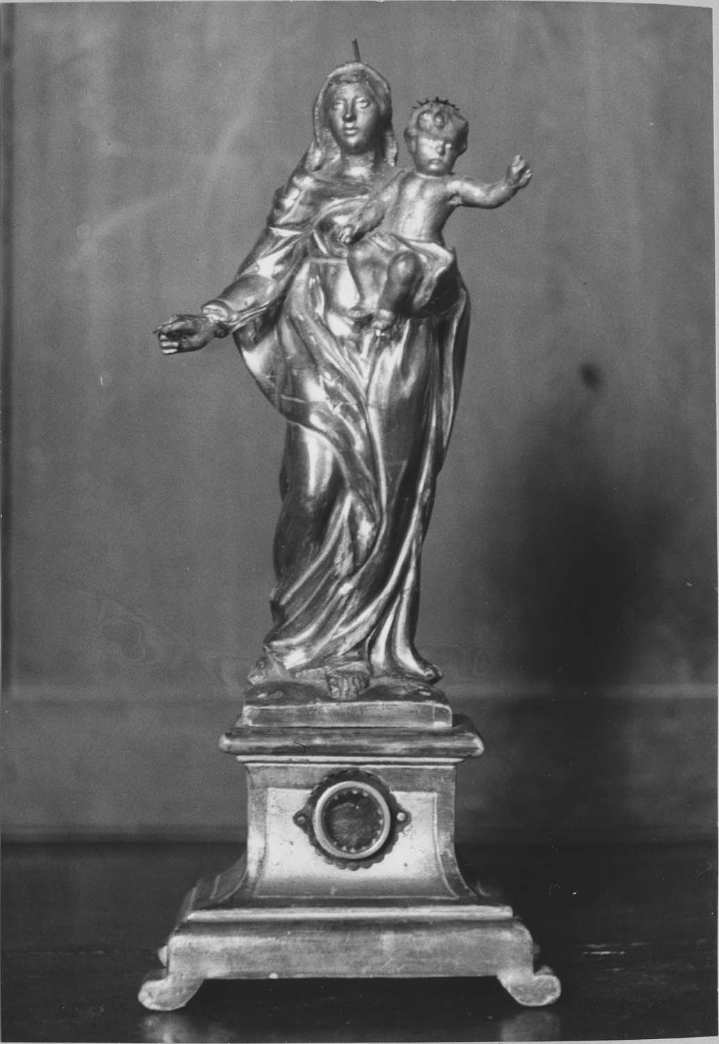 statuette-reliquaire : Vierge à l'Enfant