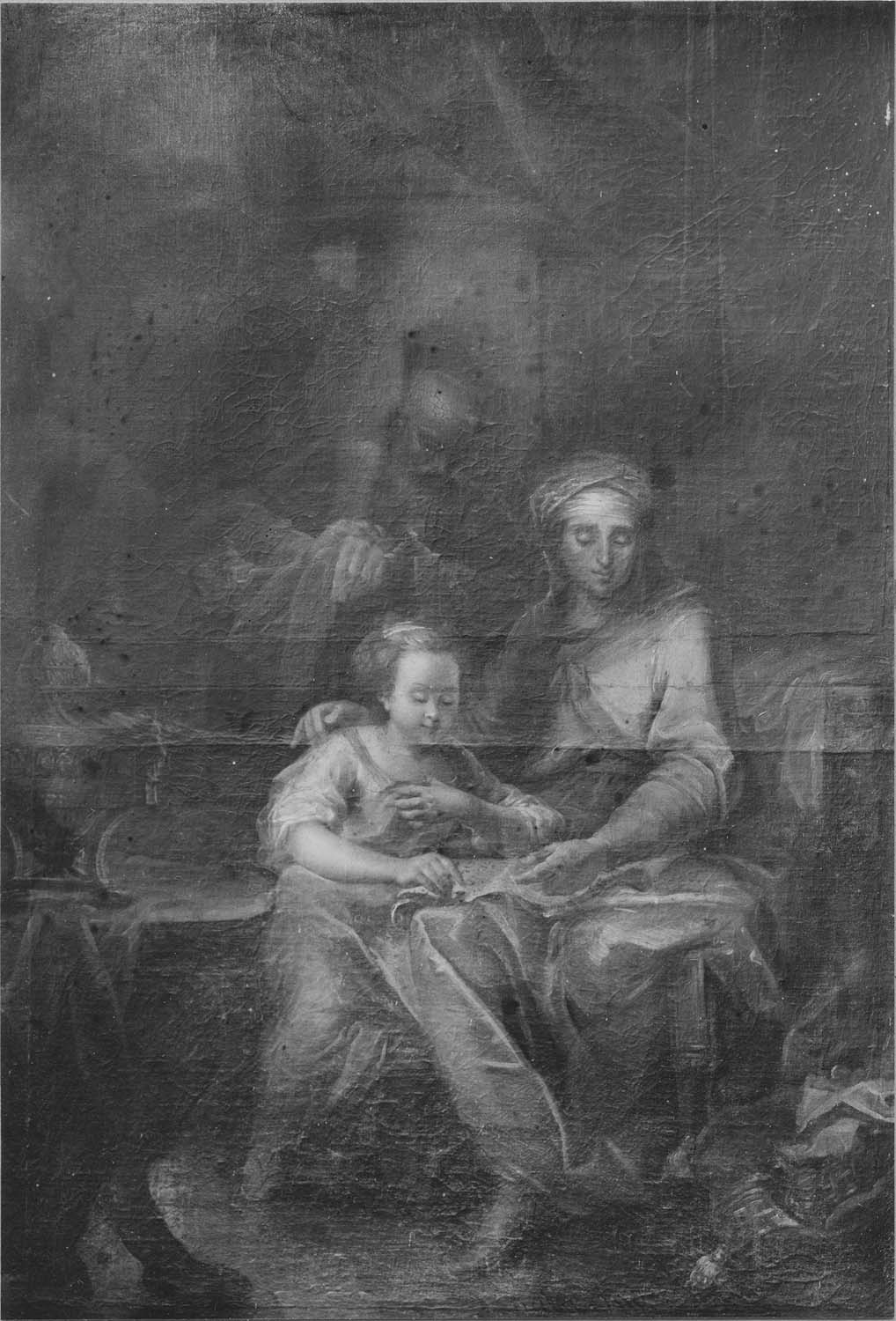 Tableau : l'Education de la Vierge