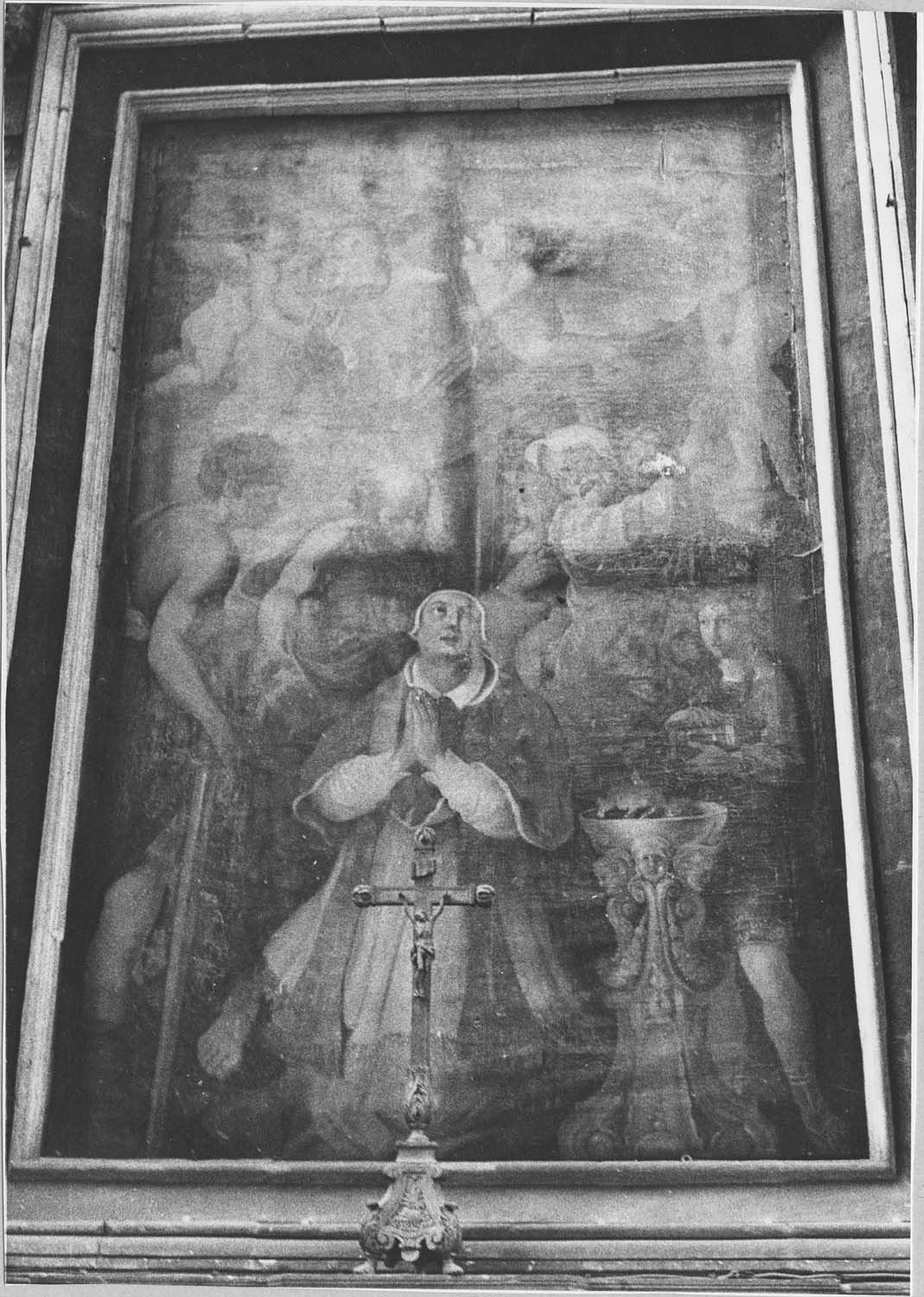 tableau : le Martyre du pape saint Luce (autel secondaire)