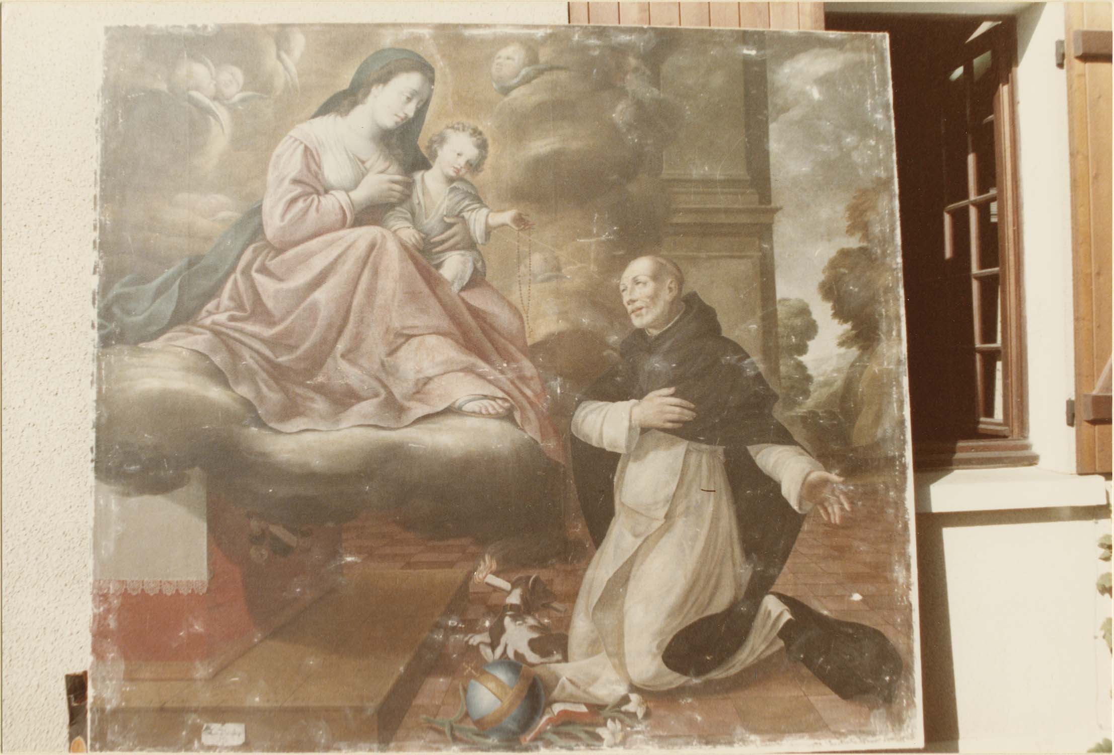 tableau : l'Institution du rosaire