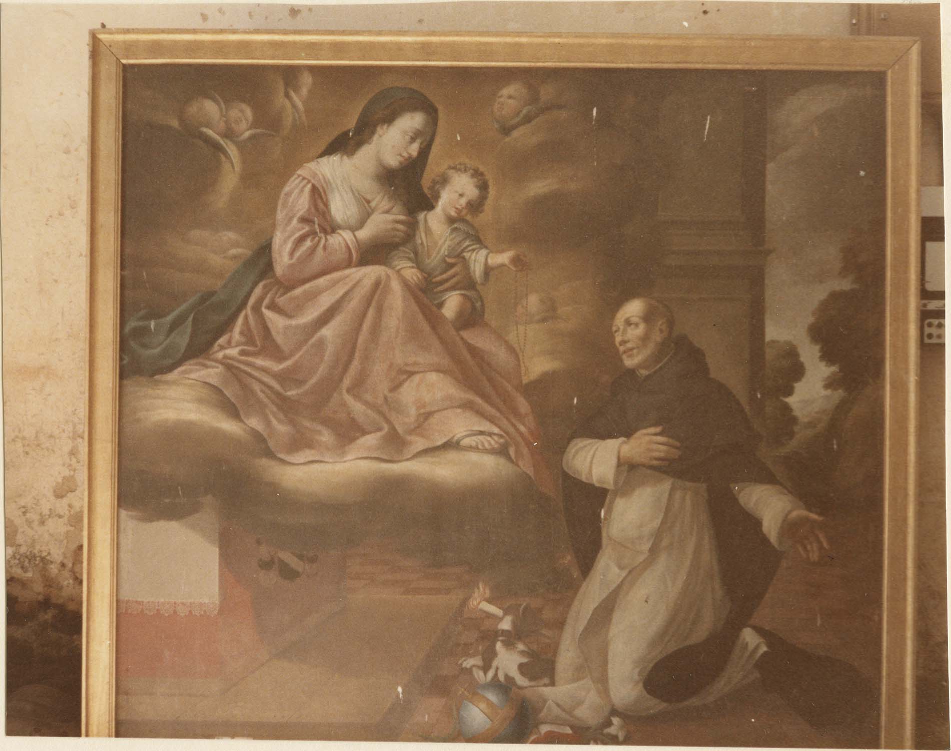 tableau : l'Institution du rosaire