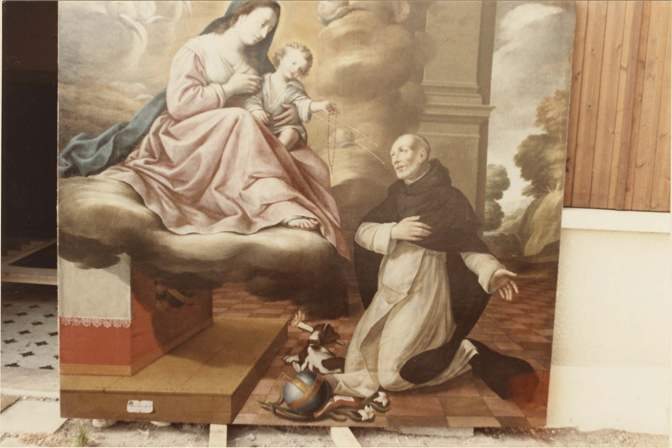 tableau : l'Institution du rosaire