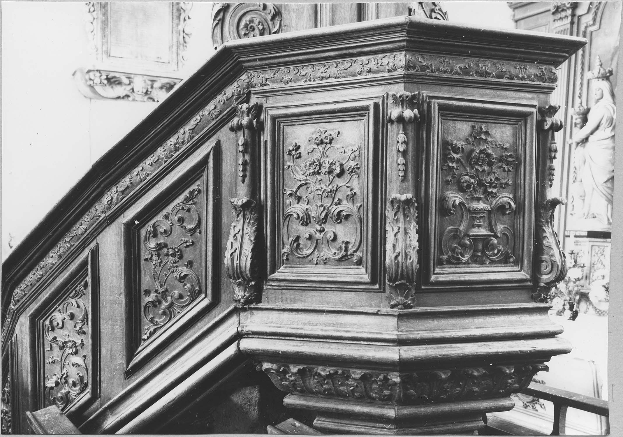 chaire à prêcher, détail