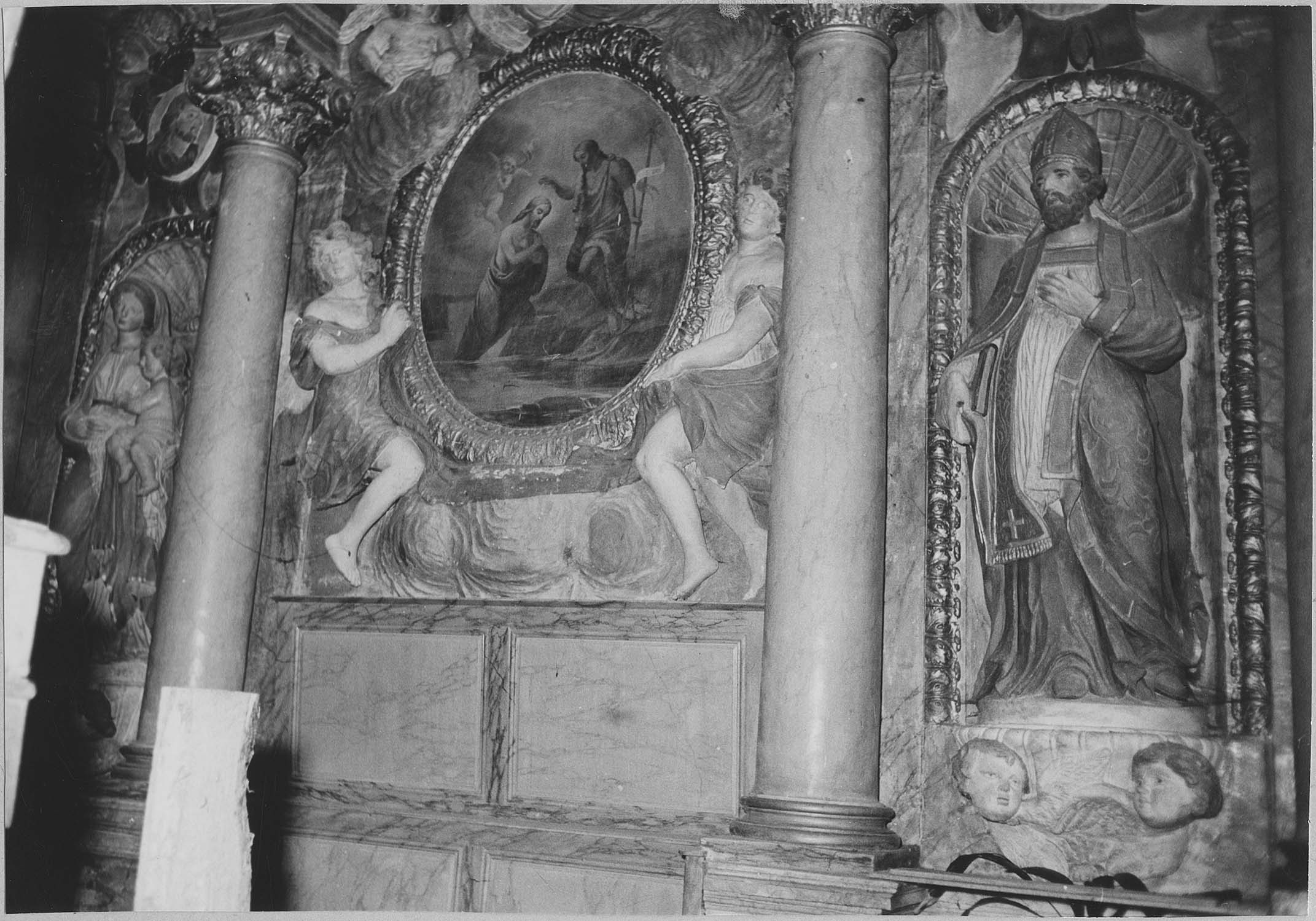 autel, tabernacle, retable, tableau, statues (maître-autel) - © Ministère de la Culture (France), Médiathèque du patrimoine et de la photographie, diffusion RMN-GP