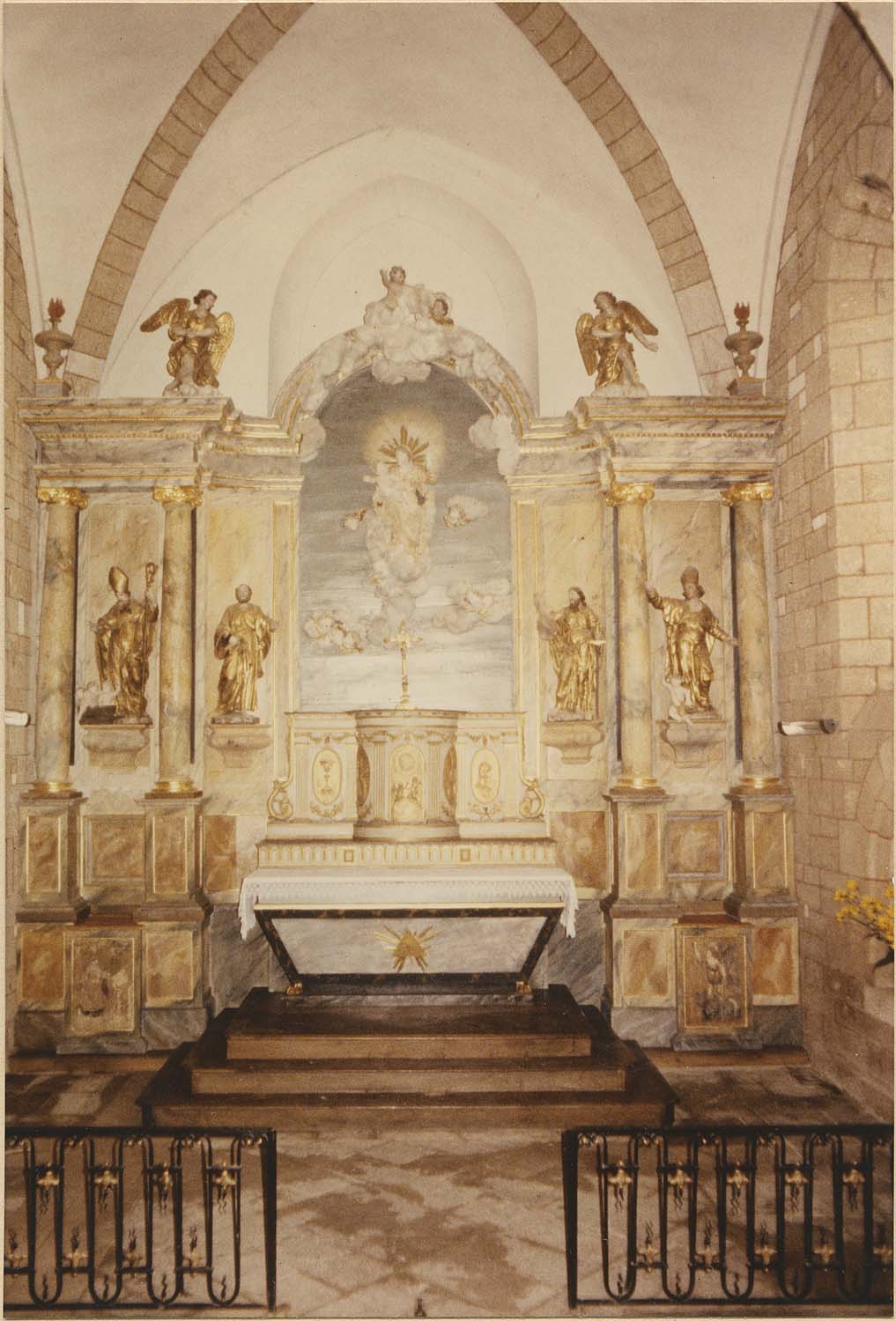 autel, retable (maître-autel)