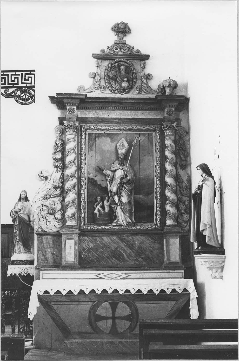 autel, retable (autel secondaire de saint Nicolas)