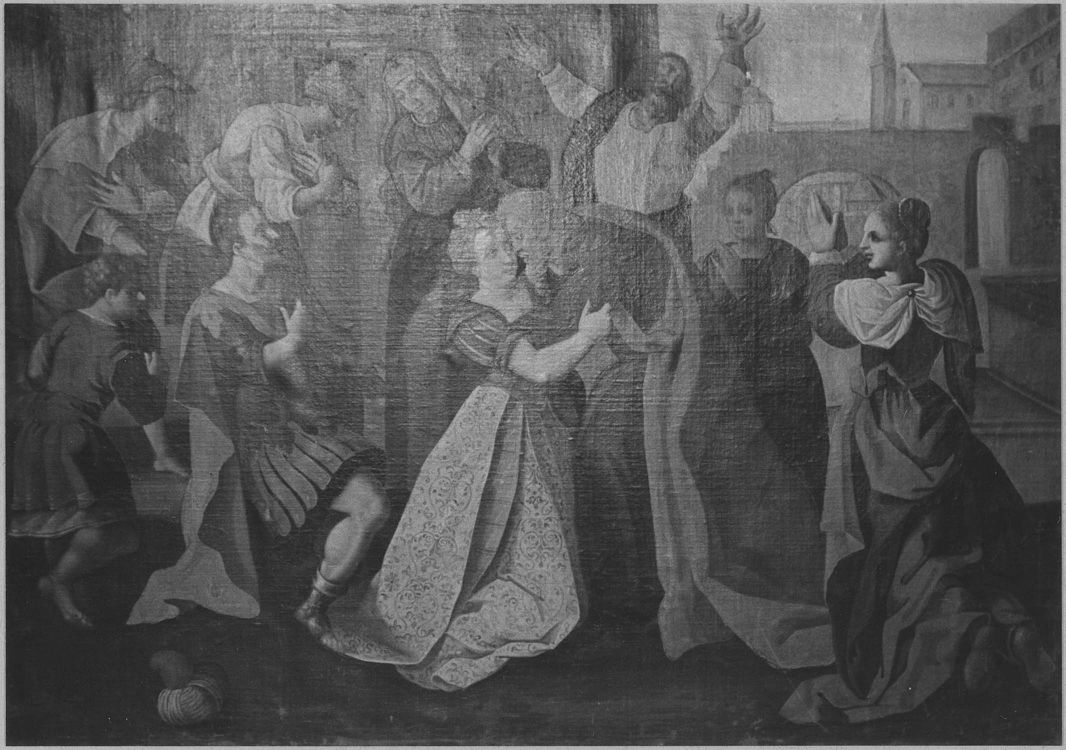 tableau : scène de la vie de Suzanne