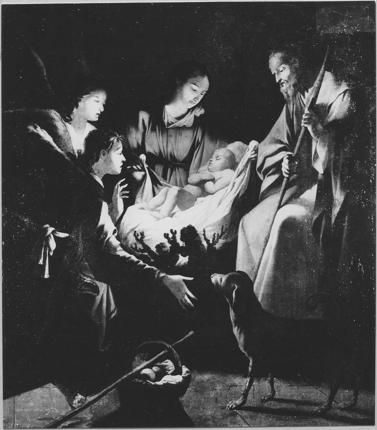 tableau : l'Adoration des bergers