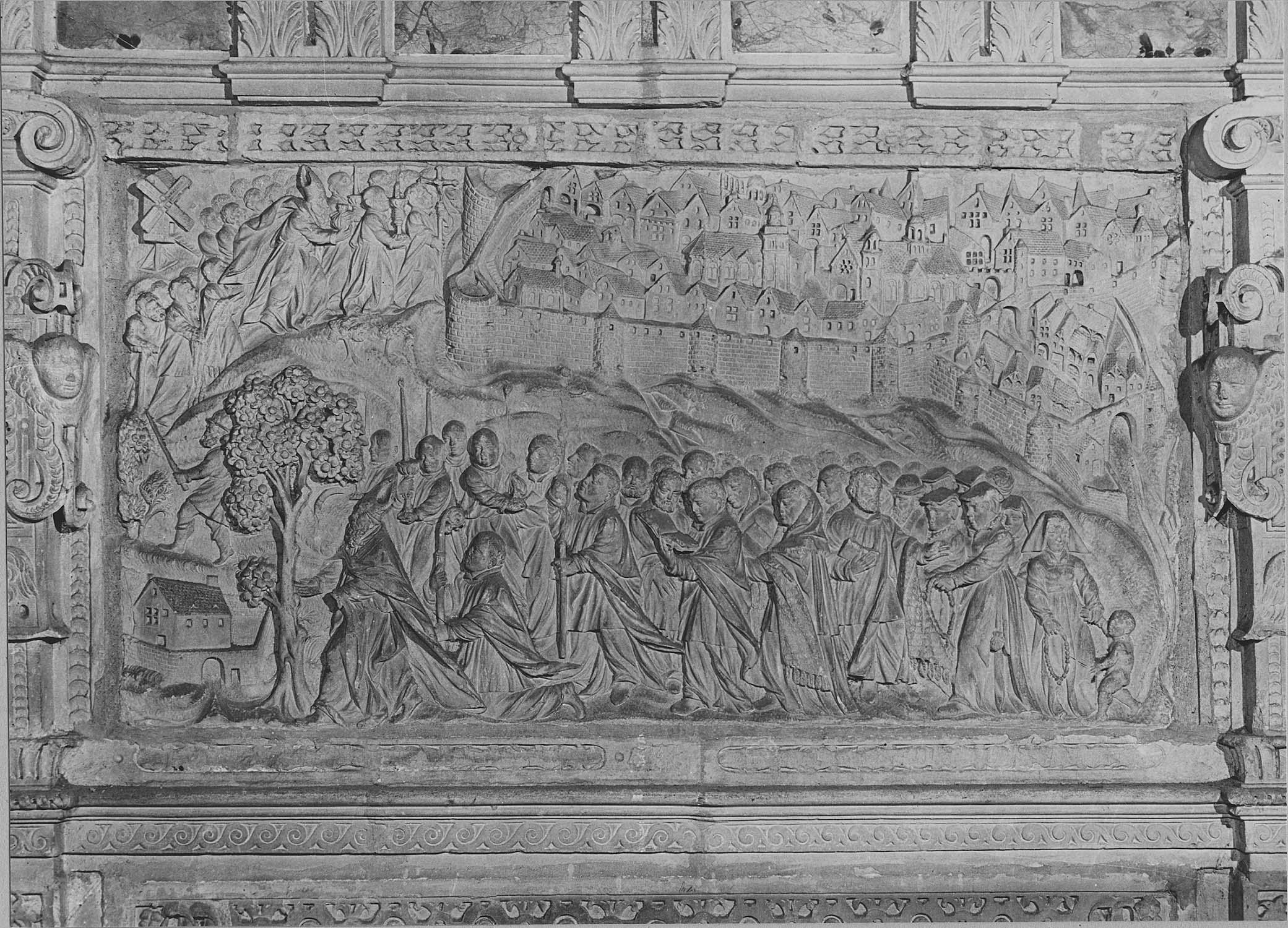 bas-relief : Vie de saint Mammès (La)