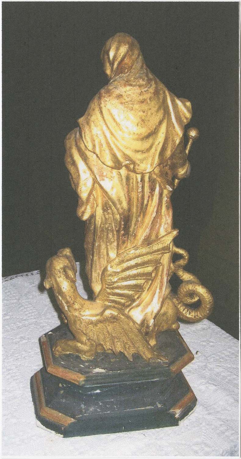 statuette - reliquaire : Sainte Marthe