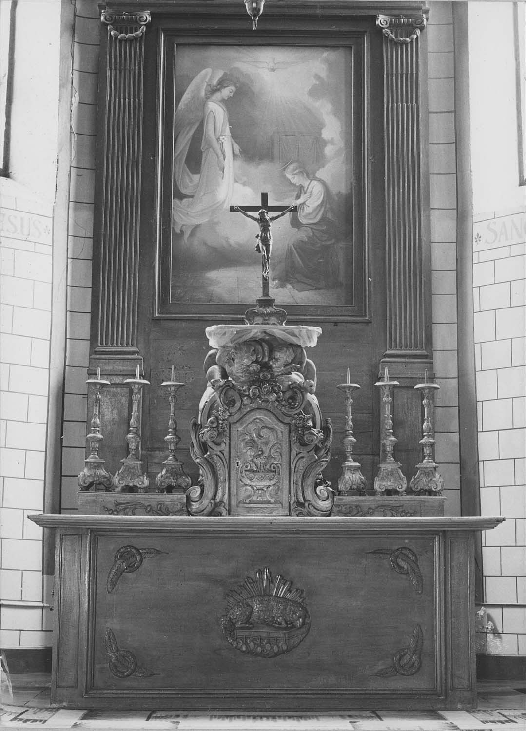 autel, tabernacle, gradin d'autel (maître-autel) - © Ministère de la Culture (France), Médiathèque du patrimoine et de la photographie, diffusion RMN-GP