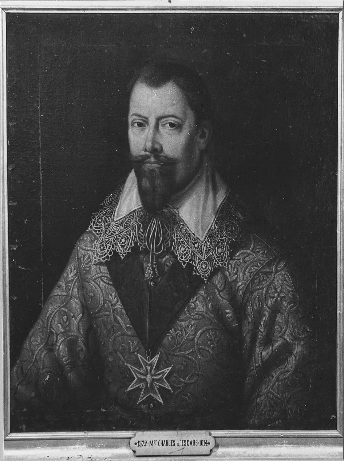 tableau : Portrait de Monseigneur Charles d'Escars, évêque de Langres - © Ministère de la Culture (France), Médiathèque du patrimoine et de la photographie, diffusion RMN-GP