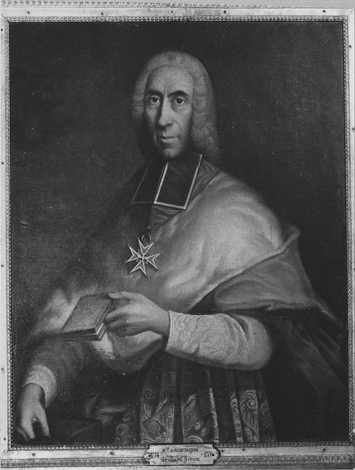 tableau : Portrait de Monseigneur de Montmorin-Saint-Herem, évêque de Langres - © Ministère de la Culture (France), Médiathèque du patrimoine et de la photographie, diffusion RMN-GP