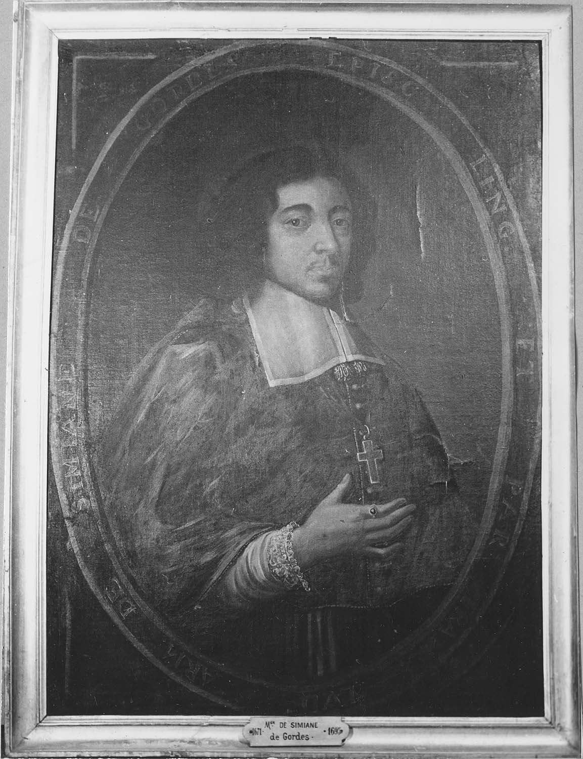 tableau : Portrait de Monseigneur de Simiane de Gordes, évêque de Langres - © Ministère de la Culture (France), Médiathèque du patrimoine et de la photographie, diffusion RMN-GP