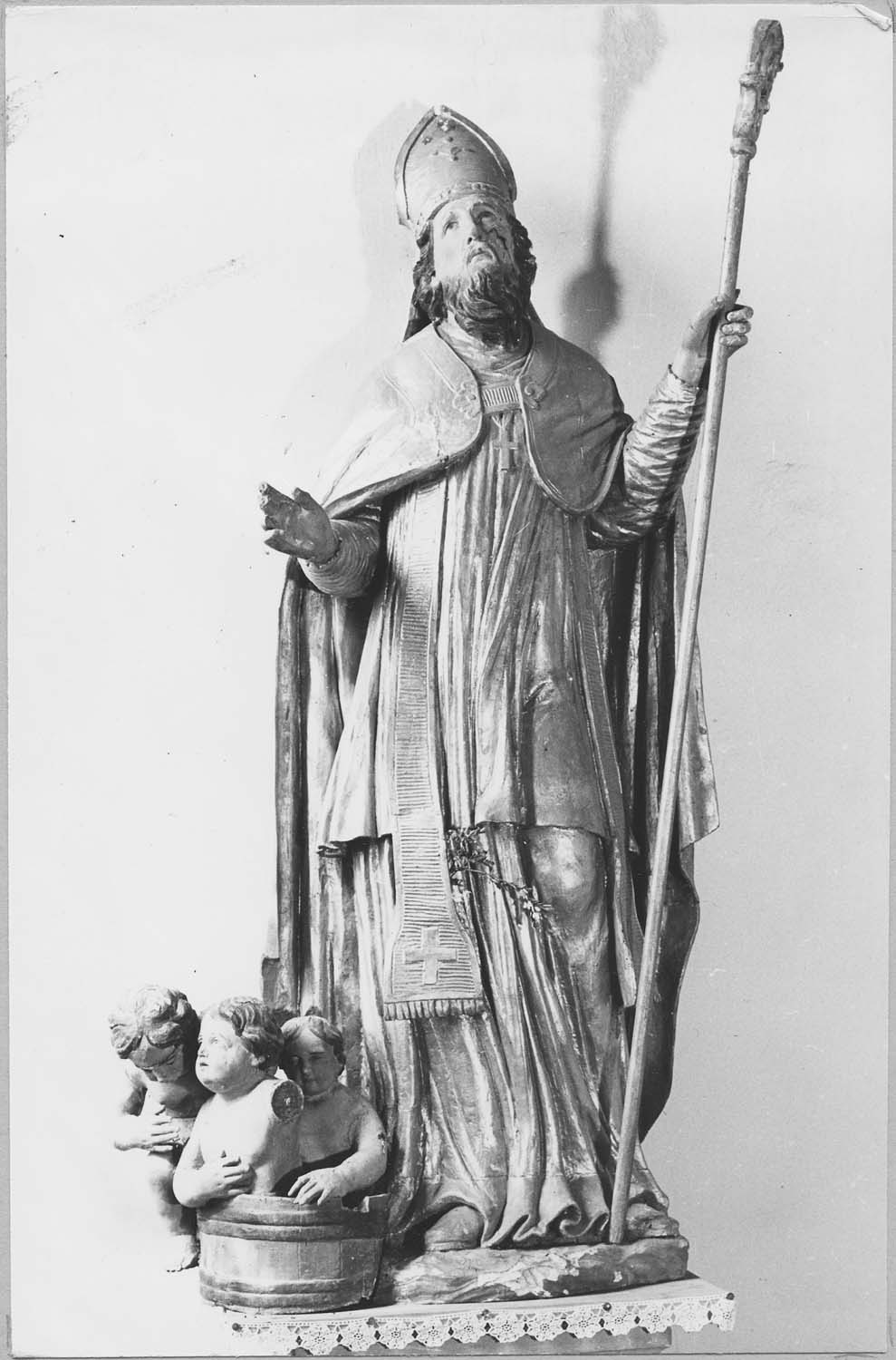 Statue : Saint Nicolas - © Ministère de la Culture (France), Médiathèque du patrimoine et de la photographie, diffusion RMN-GP
