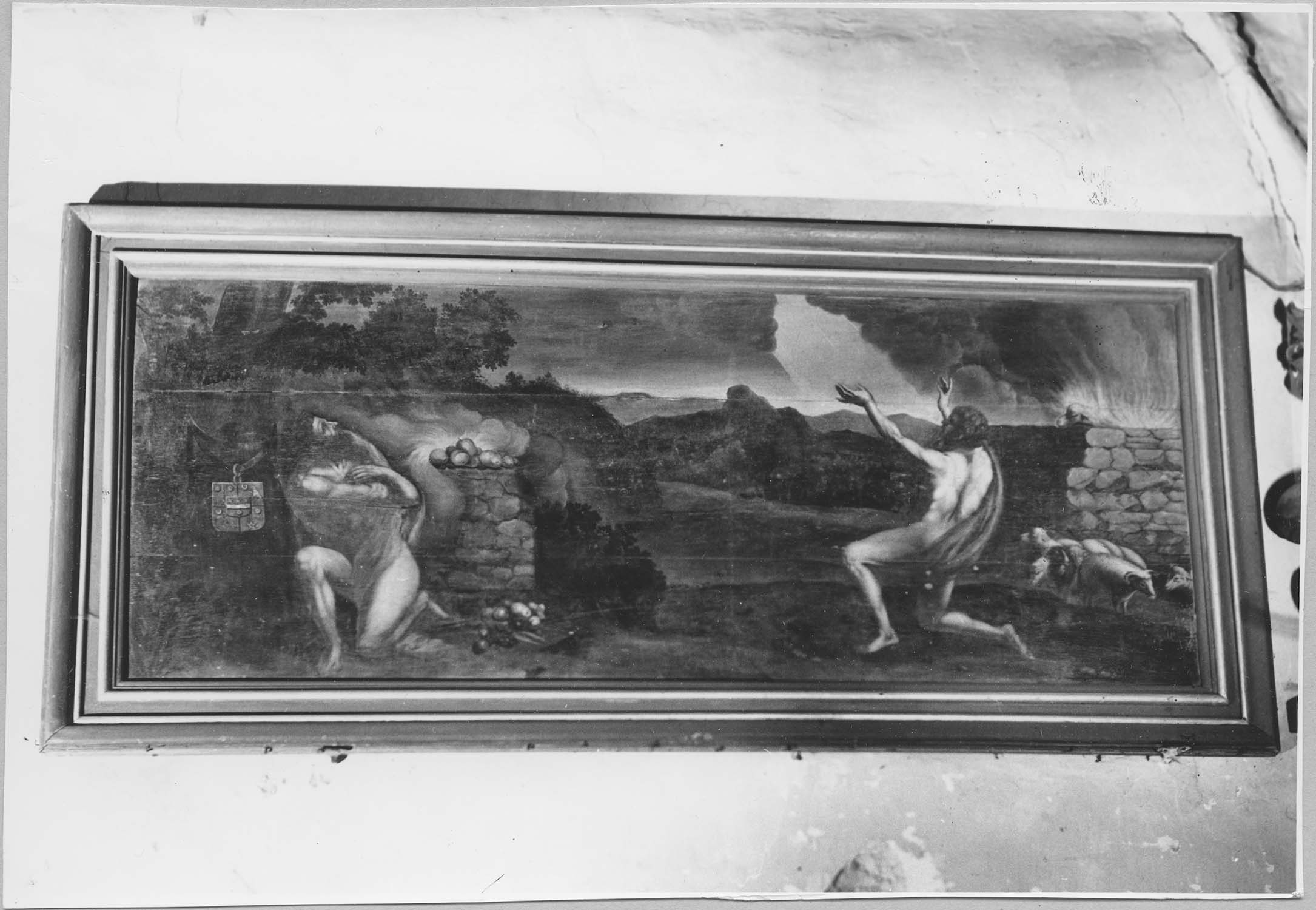 tableau : le Sacrifice d'Abel et de Caïn