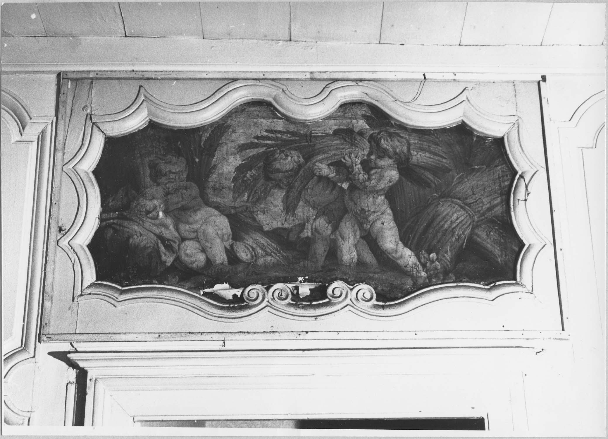 dessus-de-porte : Amour