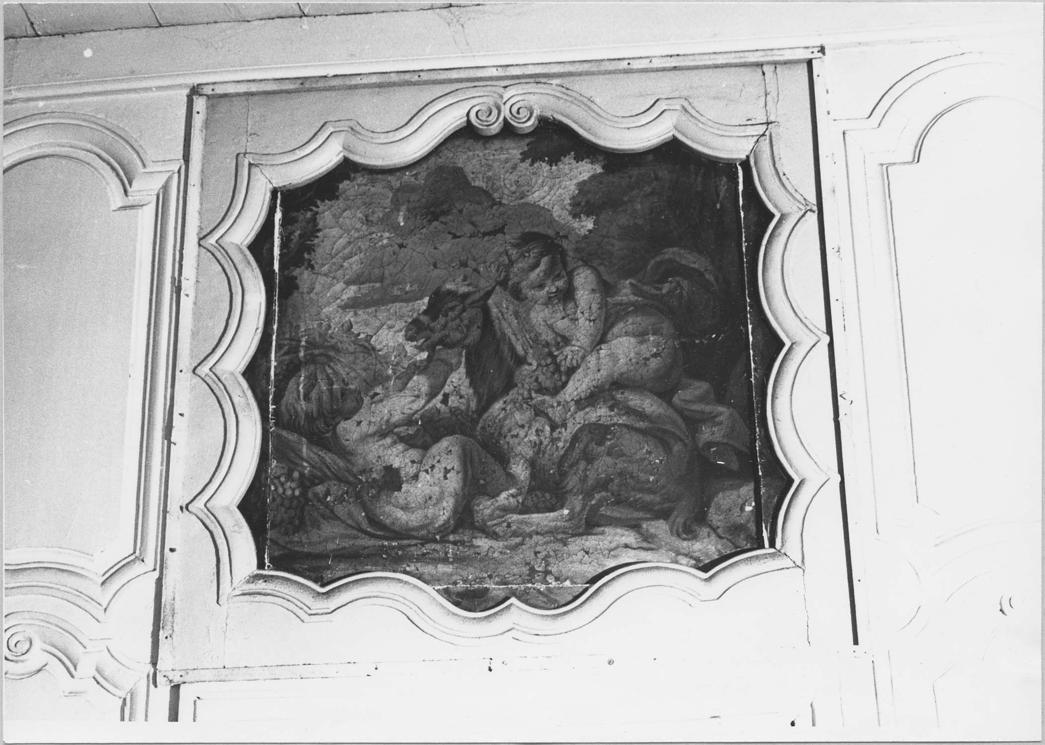 lambris de revêtement,dessus-de-porte : Amour