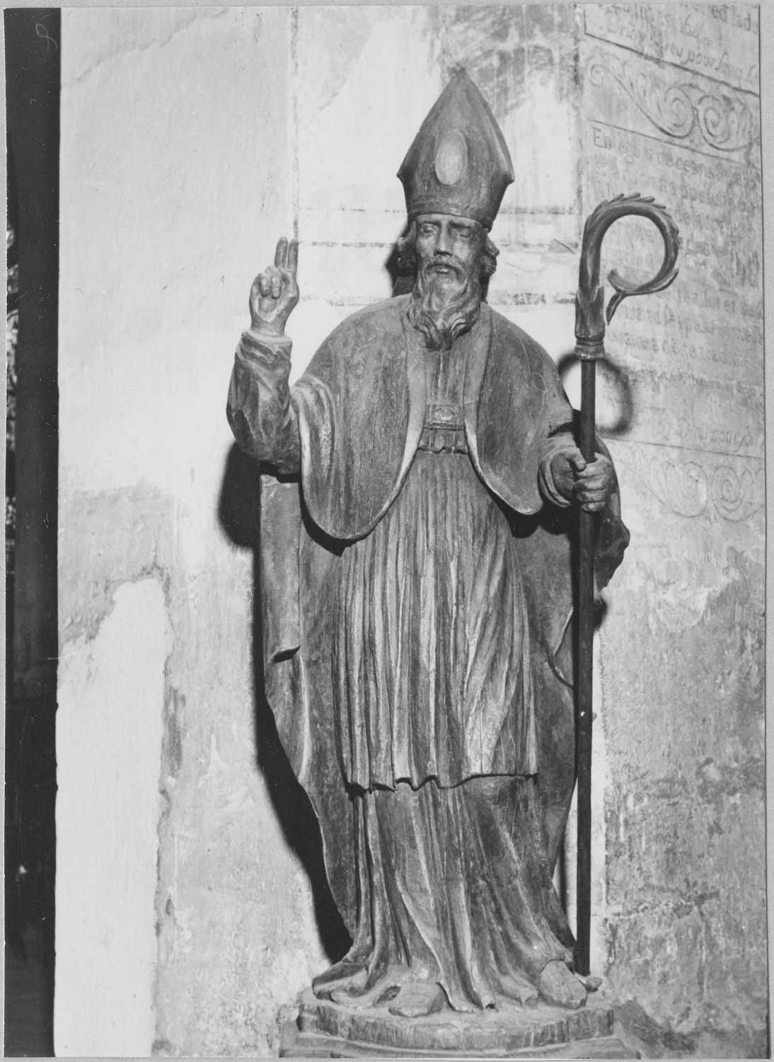 statue : Saint Evêque - © Ministère de la Culture (France), Médiathèque du patrimoine et de la photographie, diffusion RMN-GP