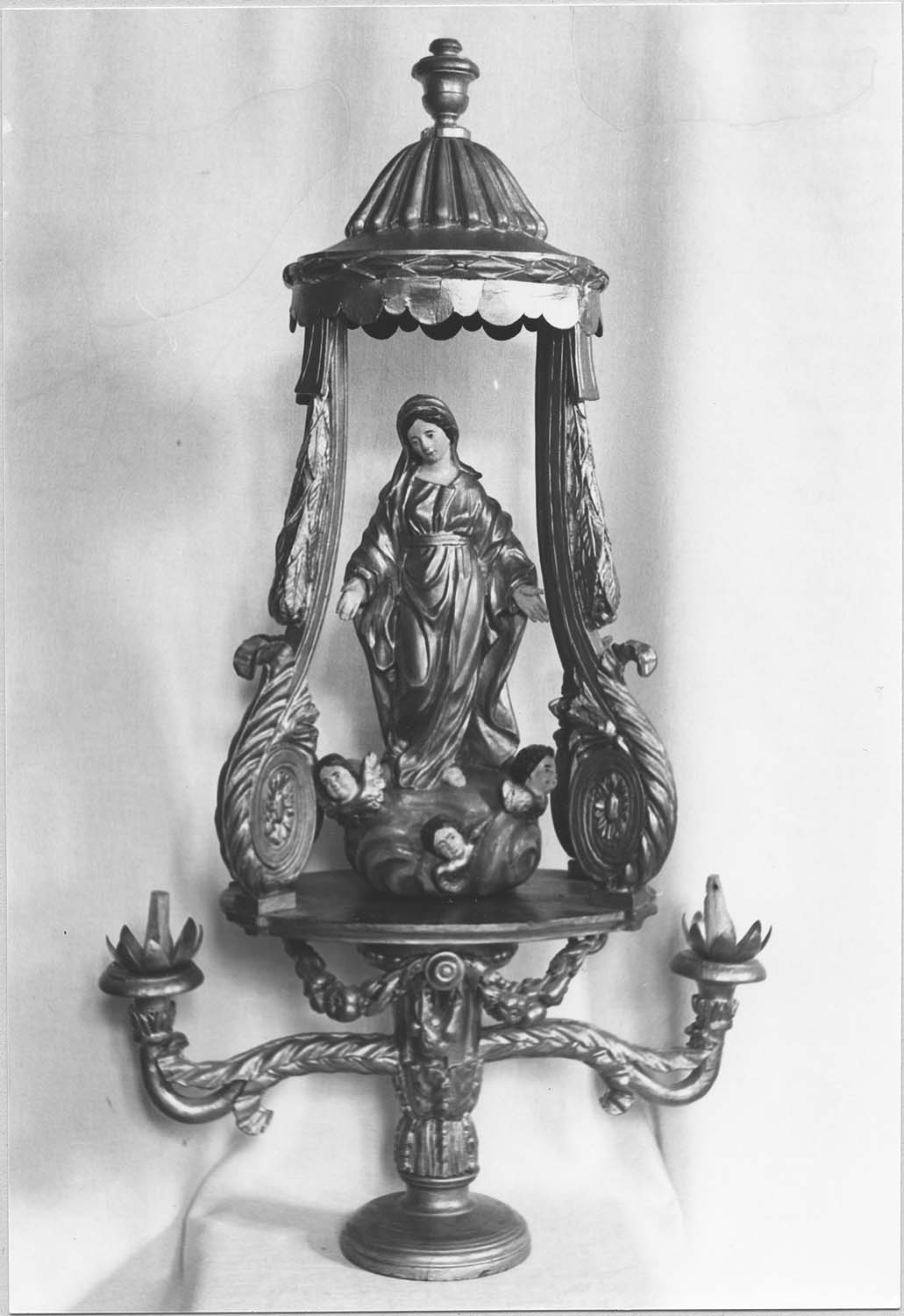 bâton de procession (statuette) : Vierge de l'Assomption (La)