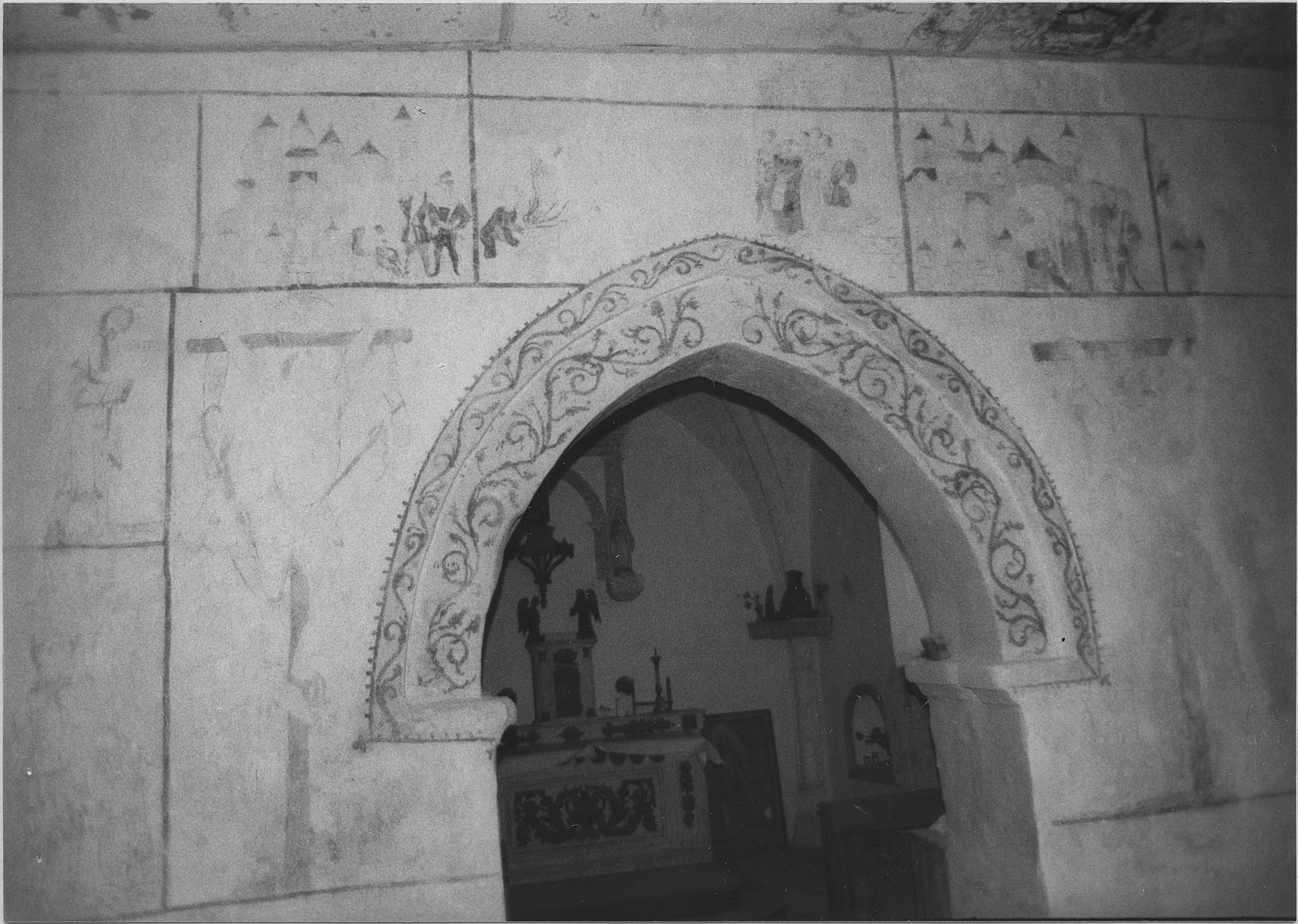 peintures monumentales : Vie de sainte Colombe (La)