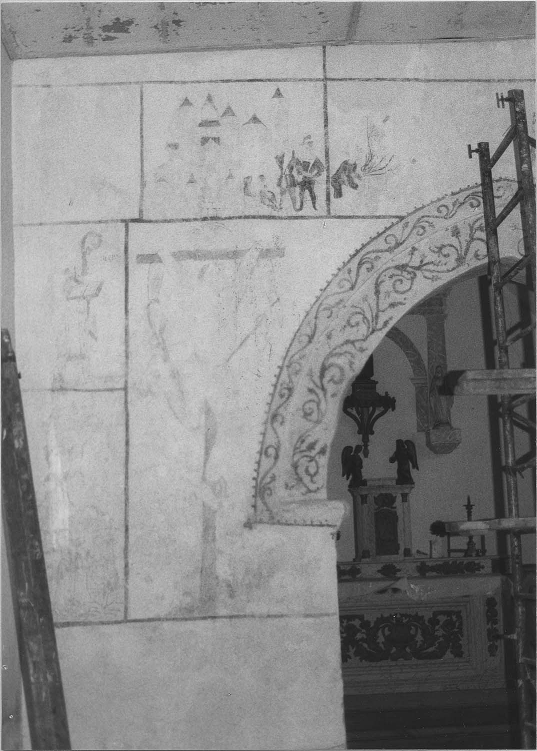 peintures monumentales : Vie de sainte Colombe (La)