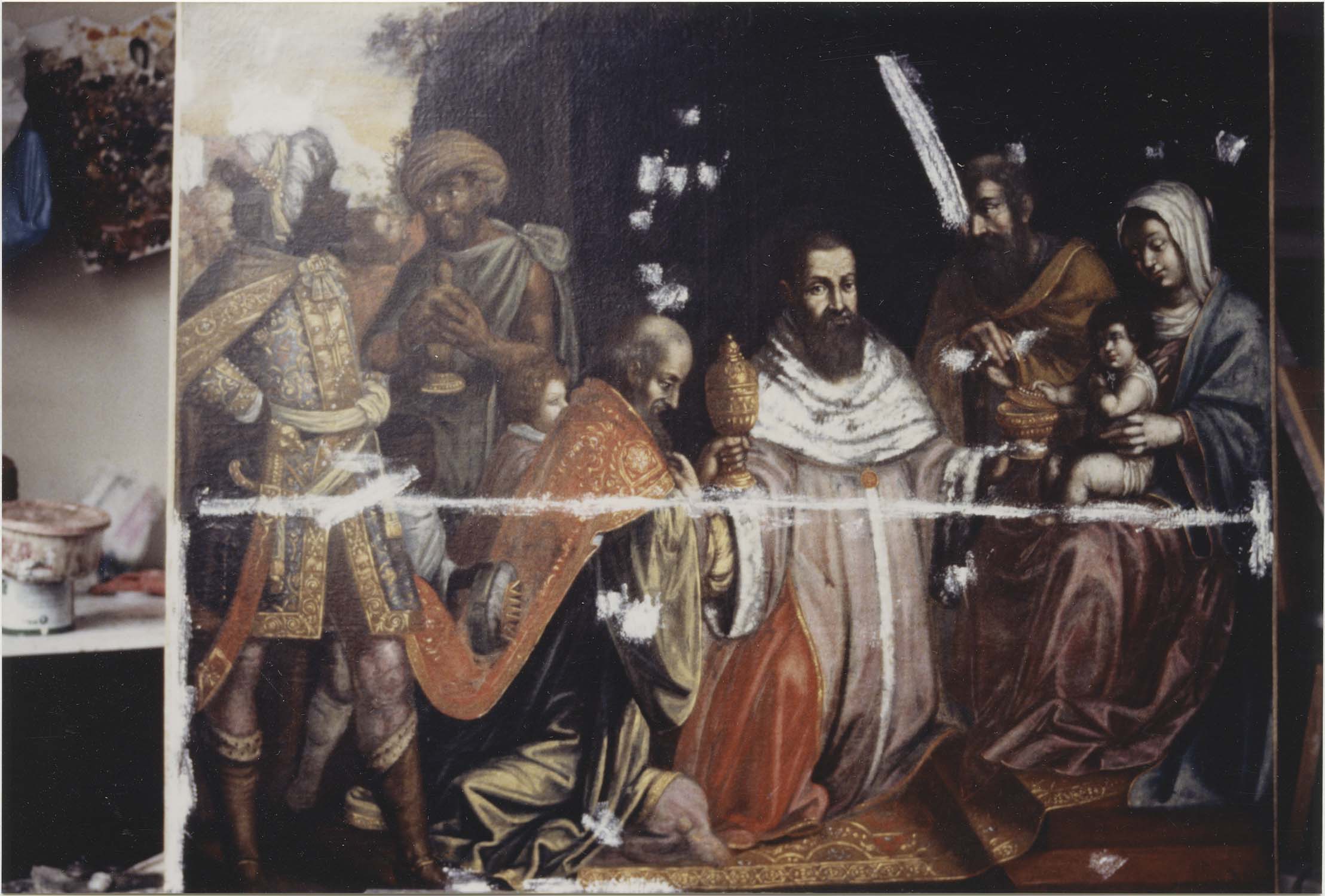tableau : l'Adoration des rois Mages - © Ministère de la Culture (France), Médiathèque du patrimoine et de la photographie, diffusion RMN-GP