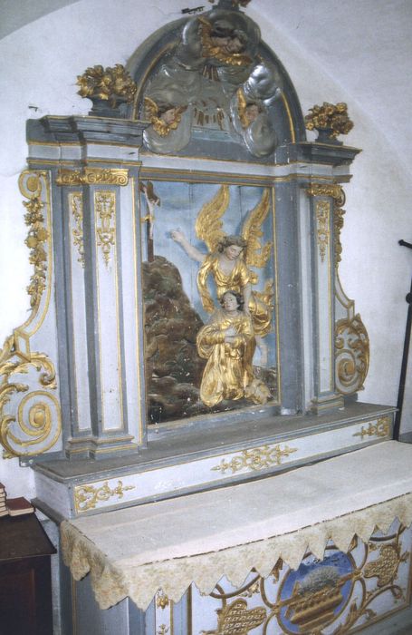 autel, retable, haut-relief (autel secondaire, haut-relief de contretable) : Ange gardien