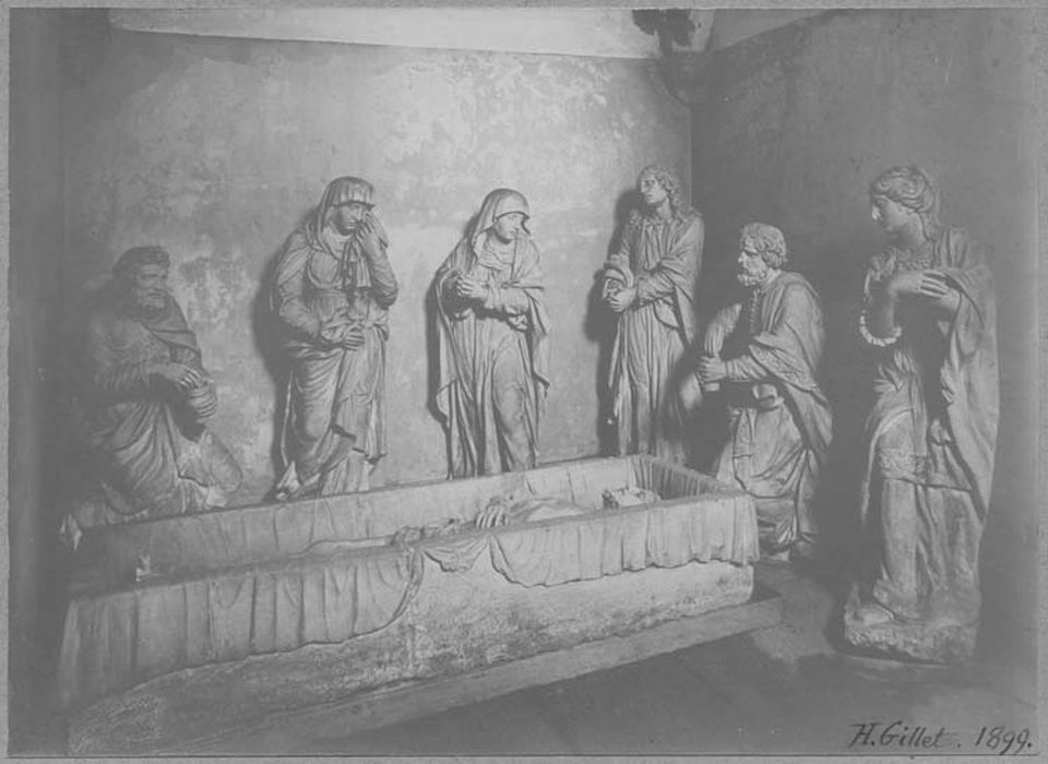 groupe sculpté : Mise au tombeau (la) - © Ministère de la Culture (France), Médiathèque du patrimoine et de la photographie, diffusion GrandPalaisRmn Photo