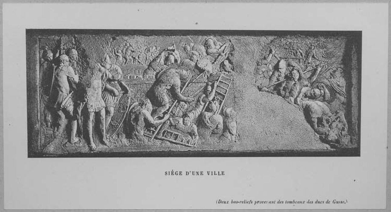 bas-relief : Siège d’une ville (document imprimé)