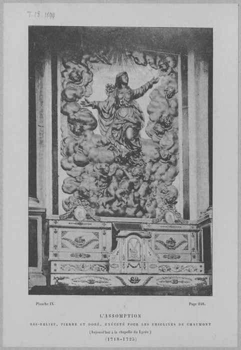 bas-relief : Assomption (L') (document imprimé)