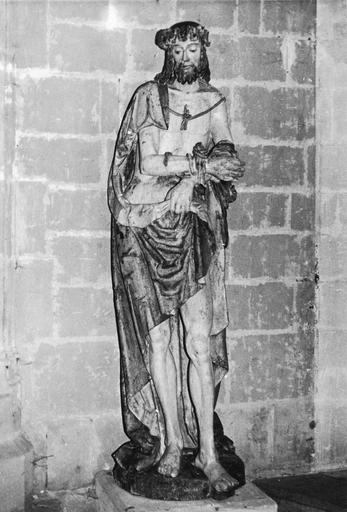 statue : Ecce Homo, bois polychrome