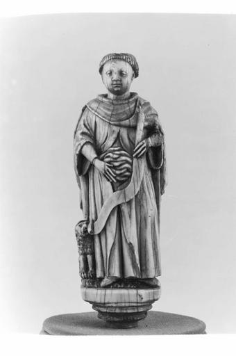 statue : Saint Mammès, ivoire