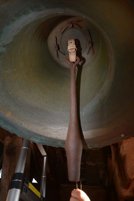 cloche, détail du battant - © B. Galland, tous droits réservés