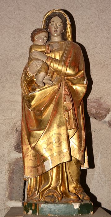 statue : Vierge à l'Enfant - © B. Galland, tous droits réservés