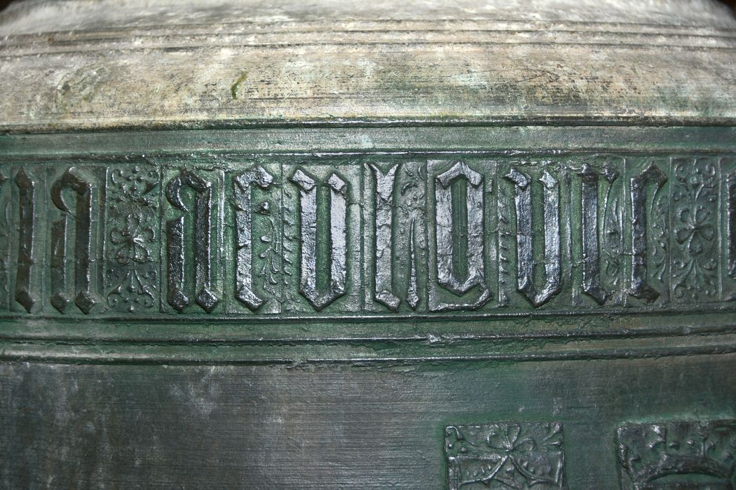 cloche, détail ligne d’inscription «  A FULGURE  » - © B. Galland, tous droits réservés