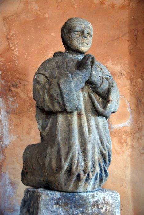 statue : Moine (Saint Benoît ?)