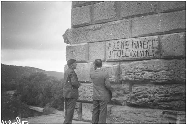 Graffito « Arène-Manège-Stoll-XXI.VI.1949 »