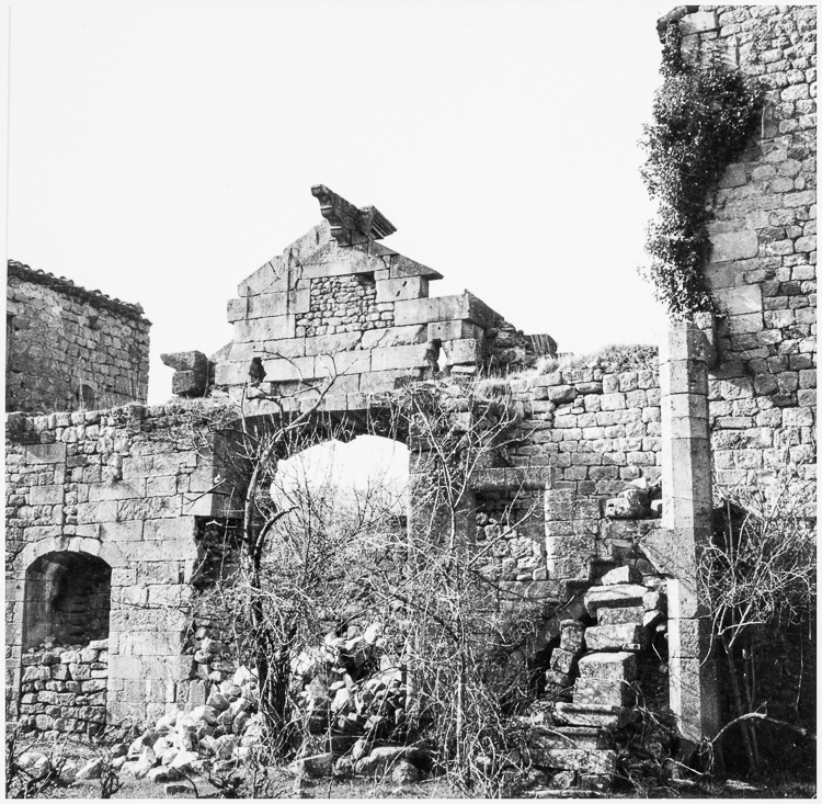 Portail d’entrée : vu de l’intérieur