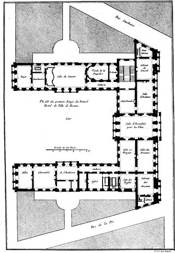 Plan du premier étage