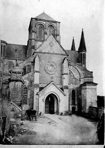 Façade ouest, avant restauration