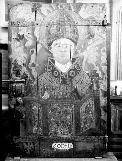 Panneau peint de saint Odylo, état après restauration